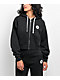 Converse Retro Chuck Taylor Black Crop Zip Jacket - Thumbnail image 1 of 4