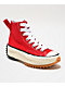 Converse Run Star Hike Sketch Red & Black High Top Shoes - Thumbnail image 1 of 4