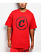 Cookies Bite Outline Red T-Shirt - Thumbnail image 1 of 3