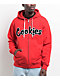 Cookies Chenille Red Zip Hoodie - Thumbnail image 1 of 3