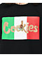 Cookies Con Safos Flag Black T-Shirt 