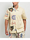 Cookies Cuban Link Beige Button Up Shirt - Thumbnail image 1 of 4