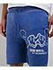 Cookies Florist Blue Wash Sweat Shorts - Thumbnail image 6 of 6