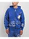 Cookies Florist Blue Wash Zip Hoodie - Thumbnail image 1 of 7