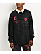 Cookies Gold Rush Splatter Black Long Sleeve Rugby Shirt - Thumbnail image 1 of 5