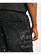 Cookies Gold Rush Splatter Black Sweat Shorts - Thumbnail image 5 of 7