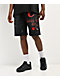 Cookies Gold Rush Splatter Black Sweat Shorts - Thumbnail image 1 of 7