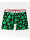 Cookies Leaf Print calzoncillos bóxer negros y verdes 