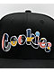 Cookies Montauk gorra negra con correa trasera