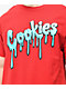 Cookies On Drip Red T-Shirt - Thumbnail image 2 of 2