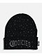 Cookies Rhinestone Black Beanie - Thumbnail image 1 of 3