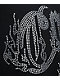 Cookies Rhinestone World On Fire Black T-Shirt - Thumbnail image 3 of 3