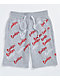 Cookies Triple Beam Grey Sweat Shorts - Thumbnail image 1 of 6