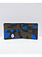 Cookies billetera plegable con camuflaje azul y verde