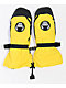 Crab Grab Cinch Black & Yellow Snowboard Mittens - Thumbnail image 2 of 2