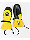 Crab Grab Cinch Black & Yellow Snowboard Mittens - Thumbnail image 1 of 2