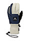 Crab Grab Five White & Navy 15K Snowboard Gloves - Thumbnail image 1 of 2