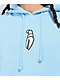 Crab Grab Logo Blue Hoodie - Thumbnail image 3 of 3