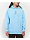 Crab Grab Logo Blue Hoodie - Thumbnail image 1 of 3