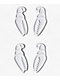Crab Grab Mini Claws White Stomp Pads - Thumbnail image 1 of 4