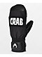 Crab Grab Punch Black 15K Snowboard Mittens - Thumbnail image 1 of 2
