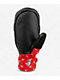 Crab Grab Punch Red Flowers 15K Snow Mittens - Thumbnail image 2 of 2