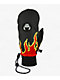 Crab Grab Slap Flamethrower Black 15K Snowboard Mittens - Thumbnail image 1 of 2
