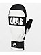 Crab Grab White Punch 15K Snowboard Mittens  - Thumbnail image 1 of 2