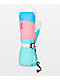 Crab Grab Womens Cinch Pink & Blue 15K Snowboard Mittens - Thumbnail image 1 of 2