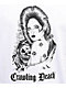 Crawling Death Reaper Girl White T-Shirt - Thumbnail image 2 of 2