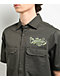 Creature Script Grey Short Sleeve Button Up Shirt - Thumbnail image 3 of 3