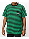 Creature Support Black & Green Striped T-Shirt - Thumbnail image 1 of 3
