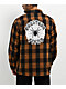 Creature Web Black & Brown Flannel Shirt - Thumbnail image 1 of 3