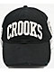 Crooks & Castles Collegiate Black Strapback Hat - Thumbnail image 3 of 5