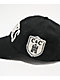 Crooks & Castles Collegiate Black Strapback Hat - Thumbnail image 5 of 5
