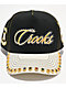 Crooks & Castles Jeweled Black & White Snapback Hat - Thumbnail image 3 of 5