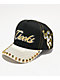 Crooks & Castles Jeweled Black & White Snapback Hat - Thumbnail image 1 of 5