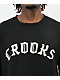 Crooks & Castles Varsity Black Crewneck Sweatshirt - Thumbnail image 2 of 4