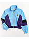 Cross Colours Blue Colorblock Fleece Track Jacket - Thumbnail image 1 of 3
