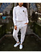 Cross Colours Circle Logo Paint Splatter White Crop Hoodie  - Thumbnail image 3 of 6