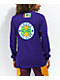 Cross Colours Circle Logo Recolor Purple Long Sleeve T-Shirt
