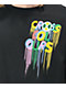 Cross Colours Drip Black T-Shirt - Thumbnail image 3 of 4