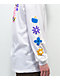 Cross Colours Live Colorful Lives White Long Sleeve T-Shirt - Thumbnail image 5 of 5