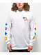 Cross Colours Live Colorful Lives White Long Sleeve T-Shirt - Thumbnail image 2 of 5
