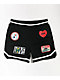 Cross Colours Patches Black Basketball Shorts