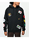 Cross Colours Patches Black Hoodie - Thumbnail image 1 of 5
