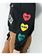 Cross Colours Patches sudadera corta negra con capucha