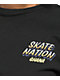 Cross Colours x Skate Nation Ghana camiseta corta negra de skate