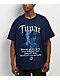 Cross Colours x Tupac Blossoms In Darkness Navy T-Shirt - Thumbnail image 1 of 3