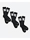 DC Big Star 3 Pack Black Crew Socks - Thumbnail image 1 of 2